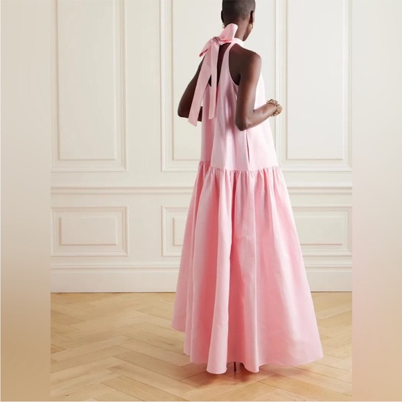 STAUD Dresses & Skirts - New Staud Marlowe Neck Tie Tiered Maxi Dress size XS